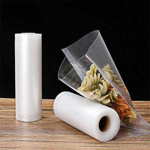 Food vacuum sealer rolls and bags