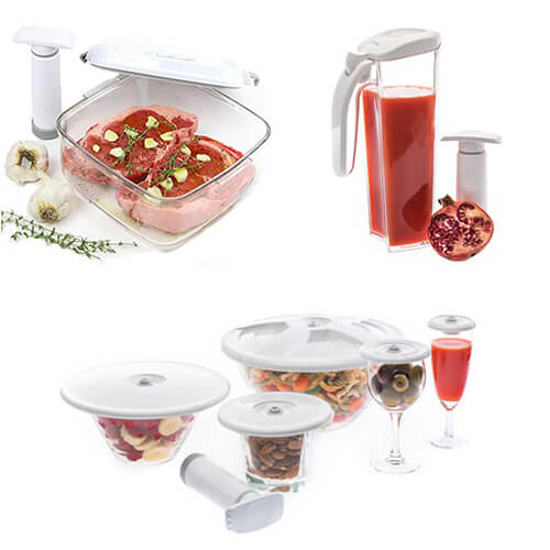 Food vacuum sealer accessories